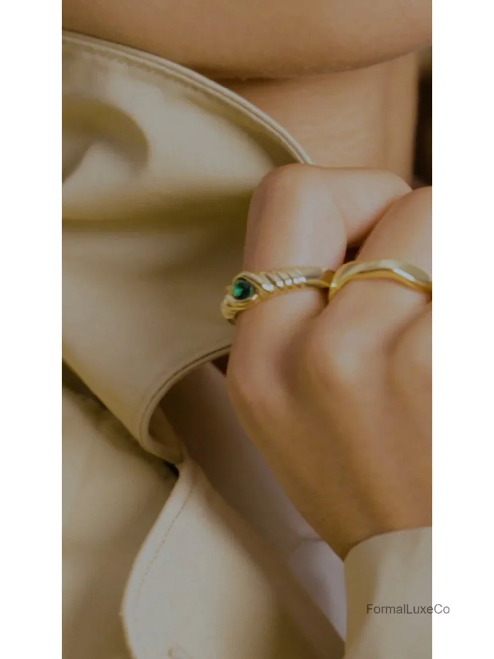 Pearl Halo Birthstone Ring - 18kt Gold-Plated Brass - Size 5 - CZ